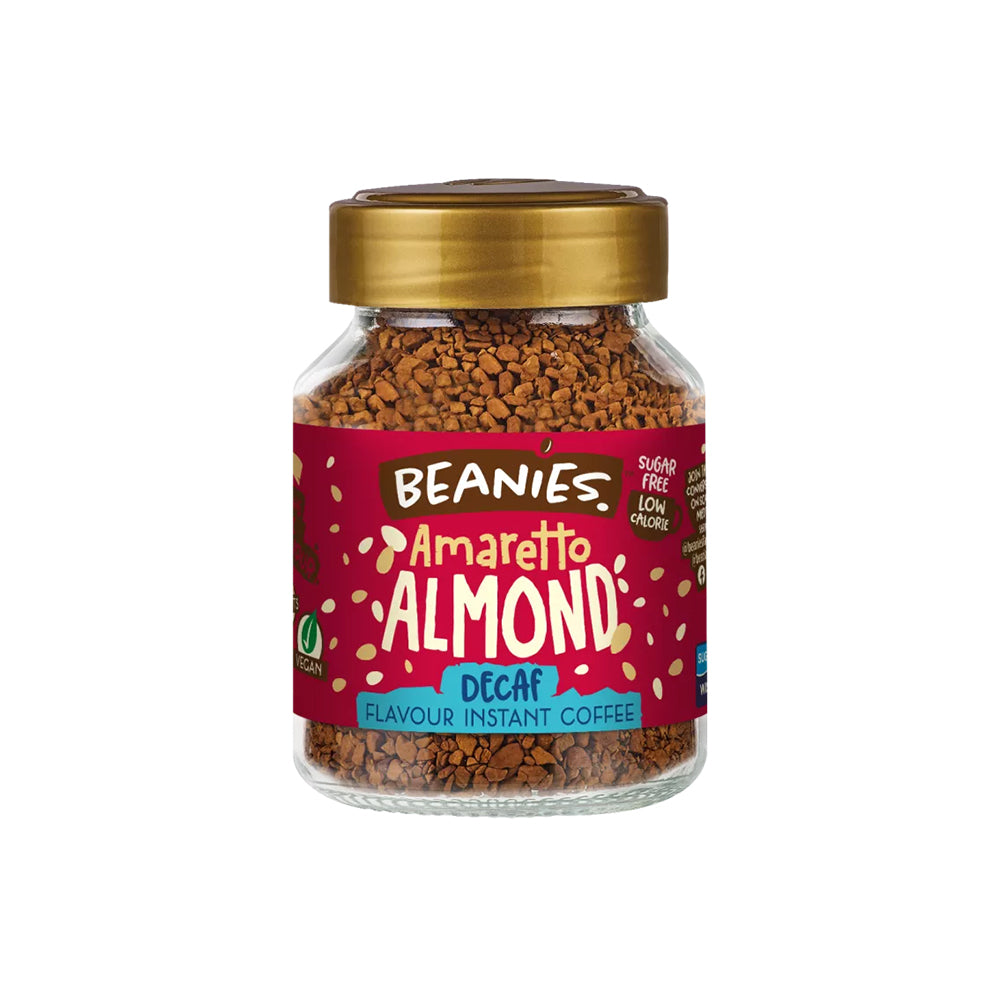 Beanies DECAF Amaretto Almond Flavoured Coffee 50g