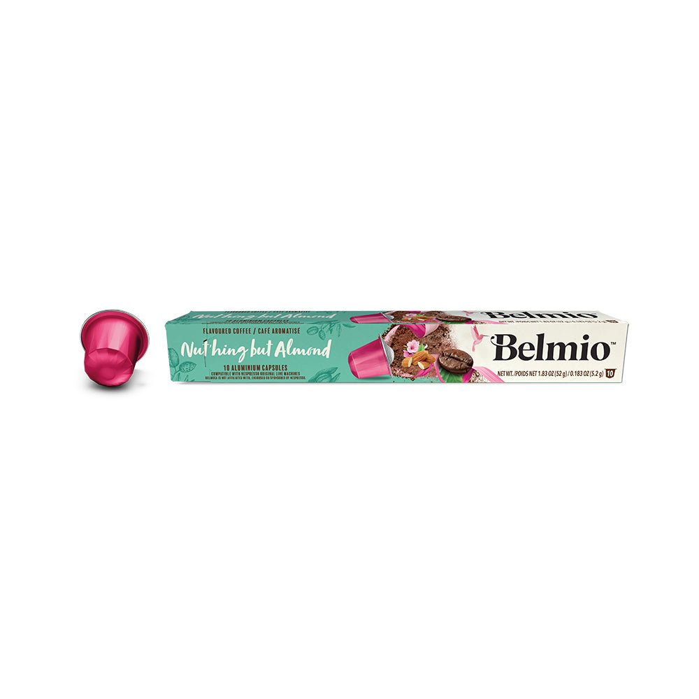 Belmio Nut'hing but Almond 10 Nespresso Compatible Aluminium Pods