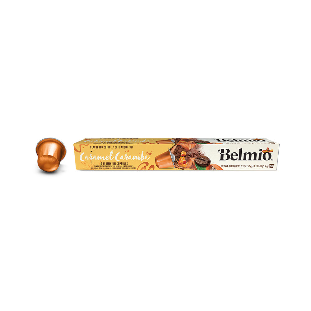 Belmio Caramel Caramba 10 Nespresso Compatible Aluminium Pods