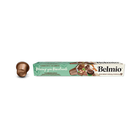 Belmio Driving you Hazel'nuts 10 Nespresso Compatible Aluminium Pods