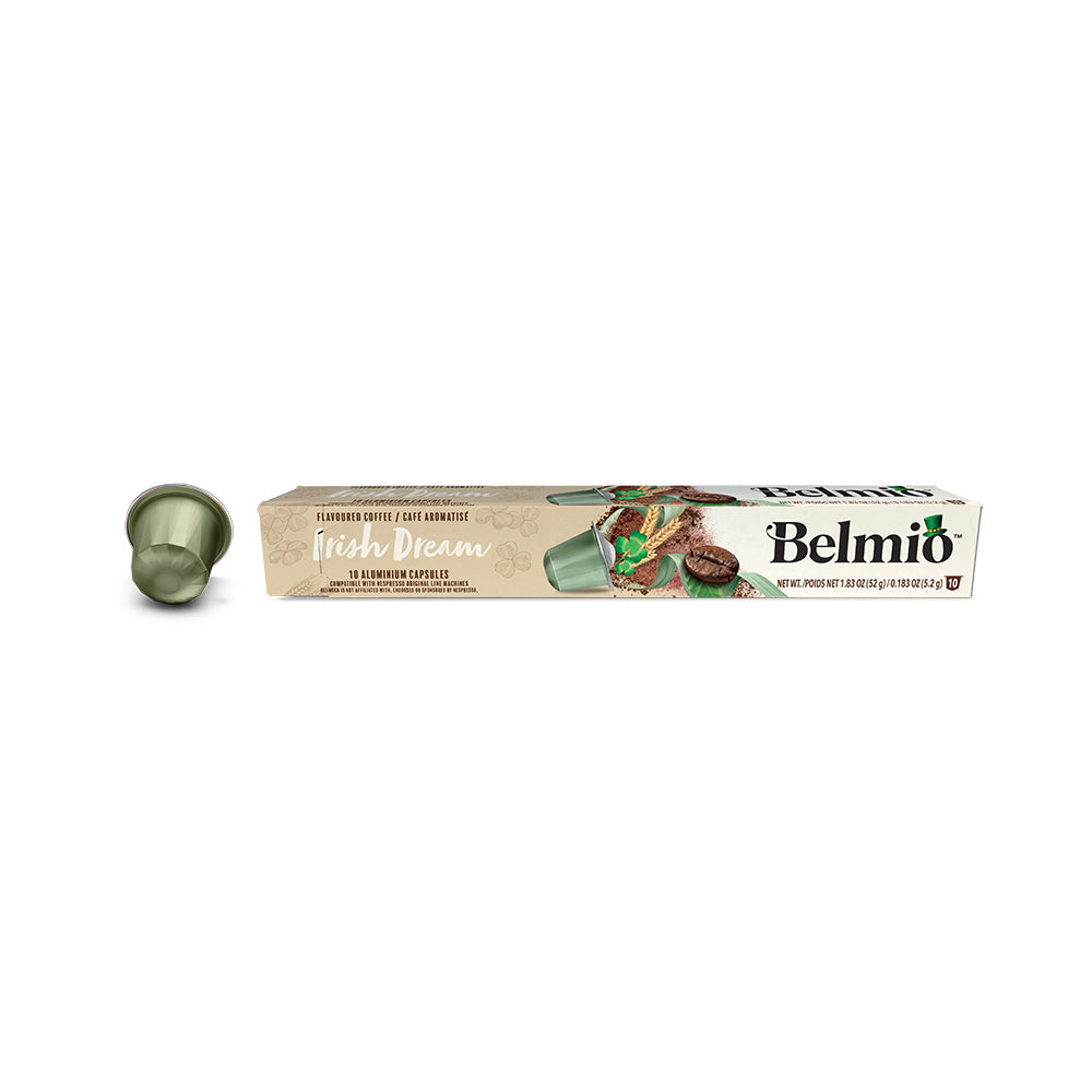 Belmio Irish Dream 10 Nespresso Compatible Aluminium Pods