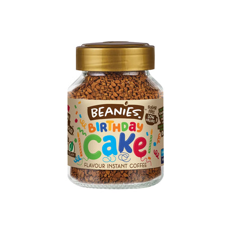 Beanies Birthday Cake Flavoured Coffee 50g