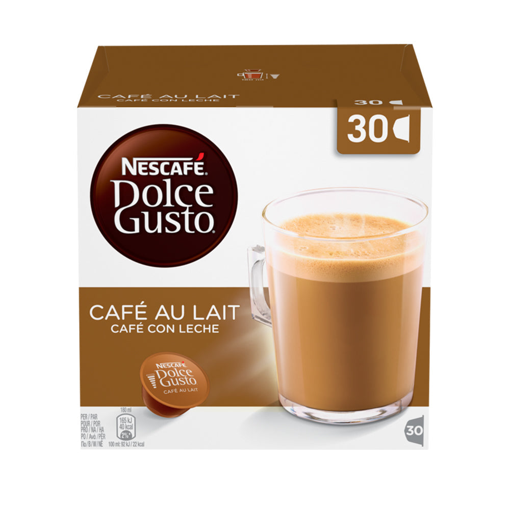 Dolce Gusto Cafe Au Lait Magnum Packs Coffee Pods x30