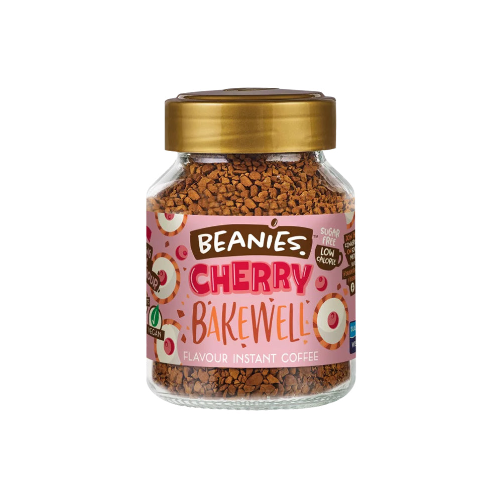 Beanies Cherry Bakewell Flavoured Coffee 50g