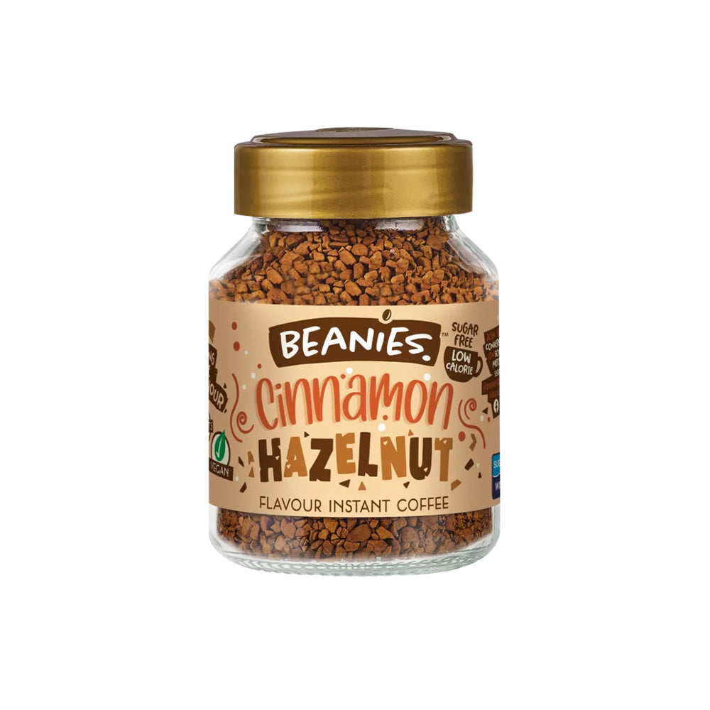 Beanies Cinnamon Hazelnut Flavoured Coffee 50g