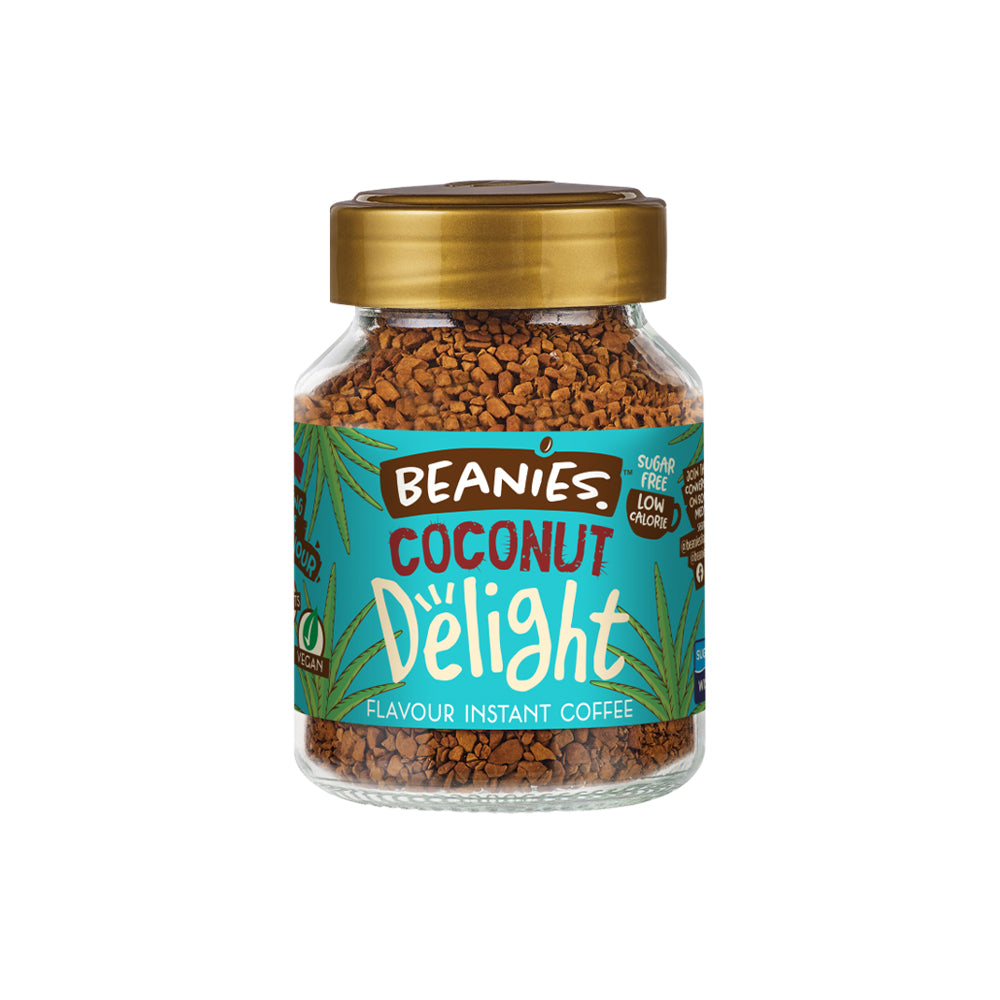 Beanies Coconut Delight Flavoured Coffee 50g