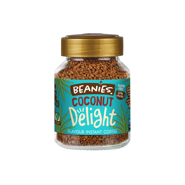 Beanies Coconut Delight Flavoured Coffee 50g