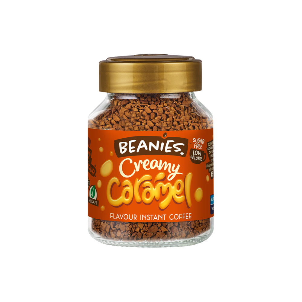 Beanies Creamy Caramel Flavoured Coffee 50g