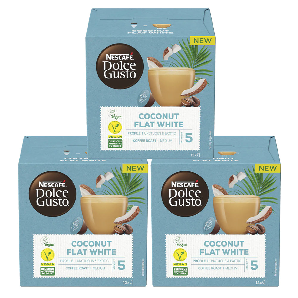 Dolce Gusto Coconut Flat White Coffee Pods - Case