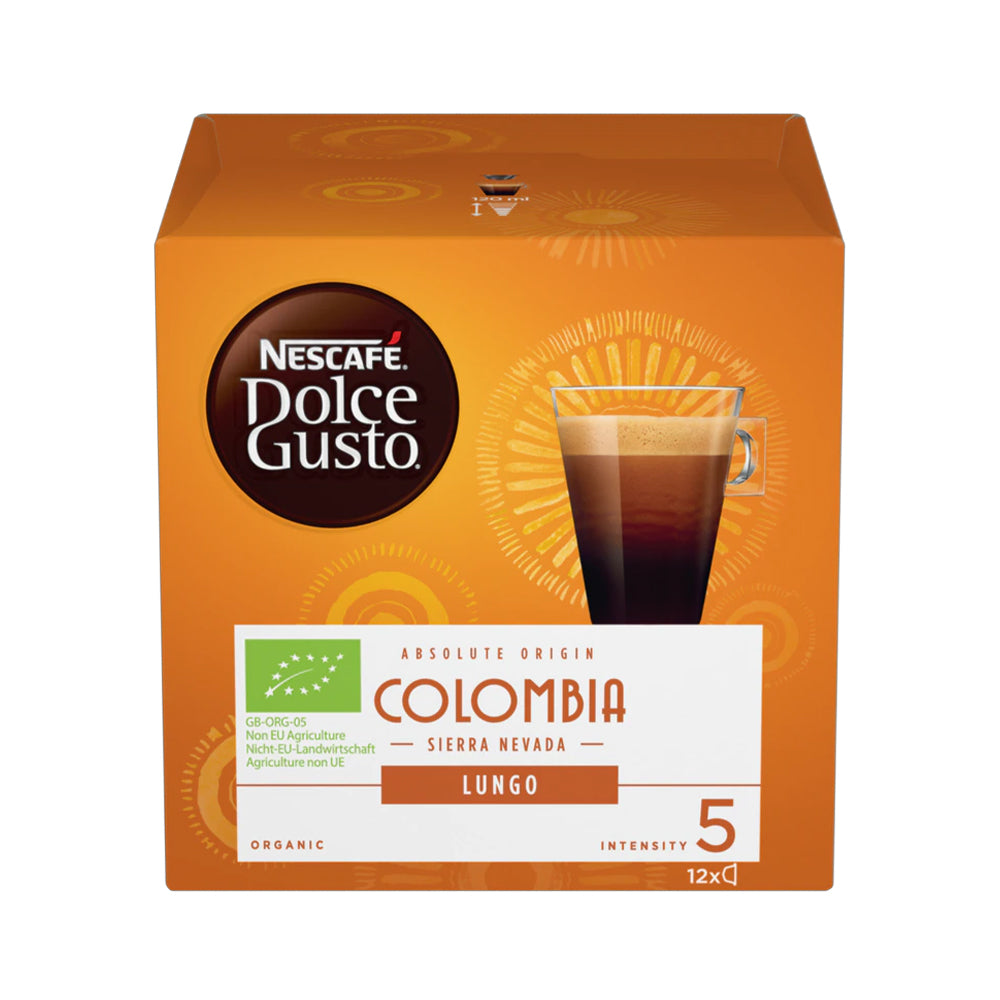 Dolce Gusto Absolute Origin Organic Columbia Lungo Coffee Pods