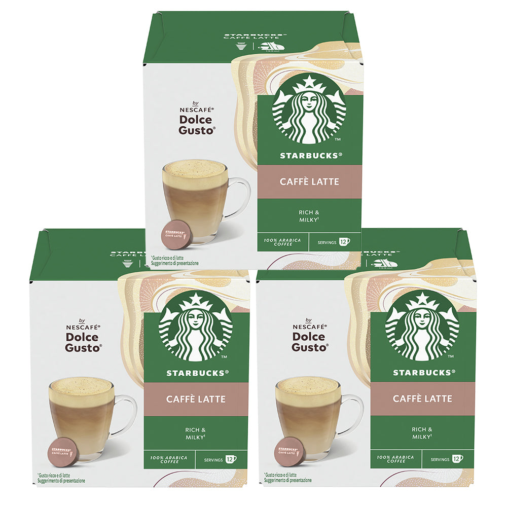 Dolce Gusto Starbucks Caffé Latte Coffee Pods - Case