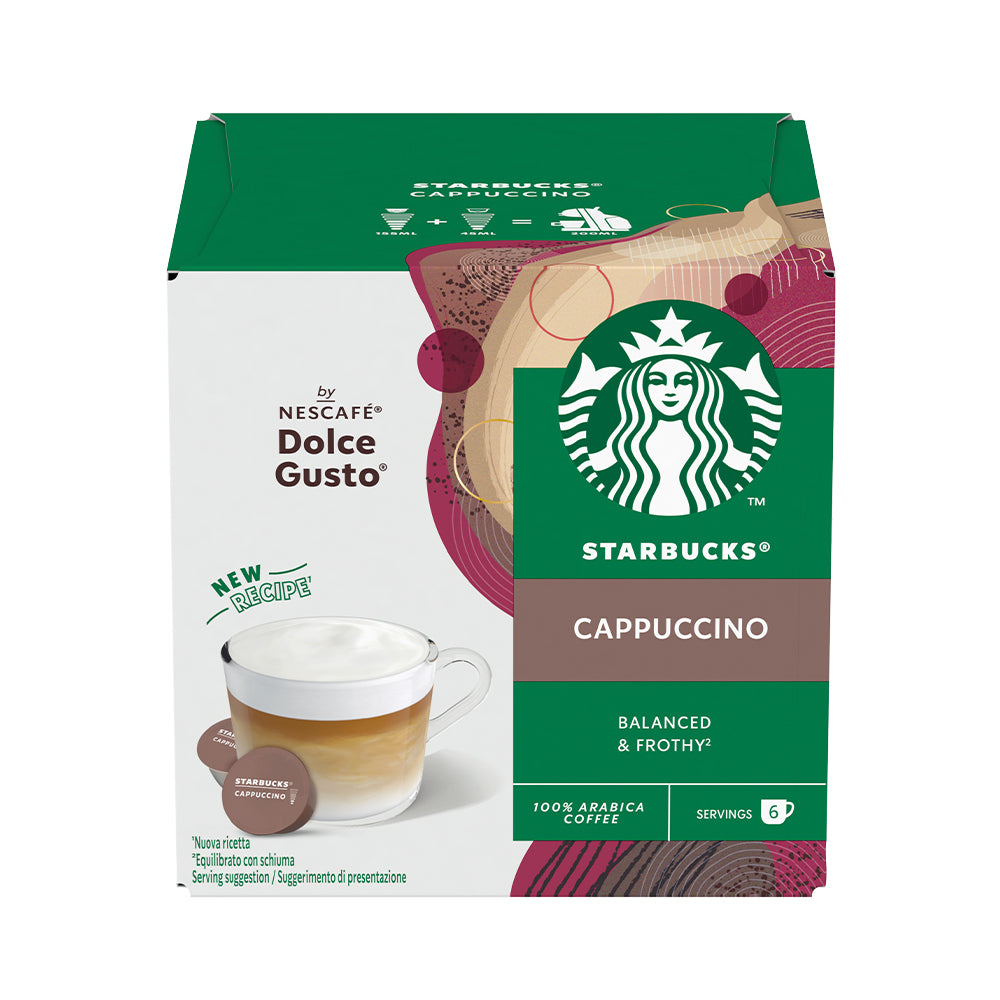 Dolce Gusto Starbucks Cappuccino Coffee Pods