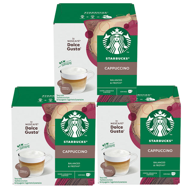 Dolce Gusto Starbucks Cappuccino Coffee Pods