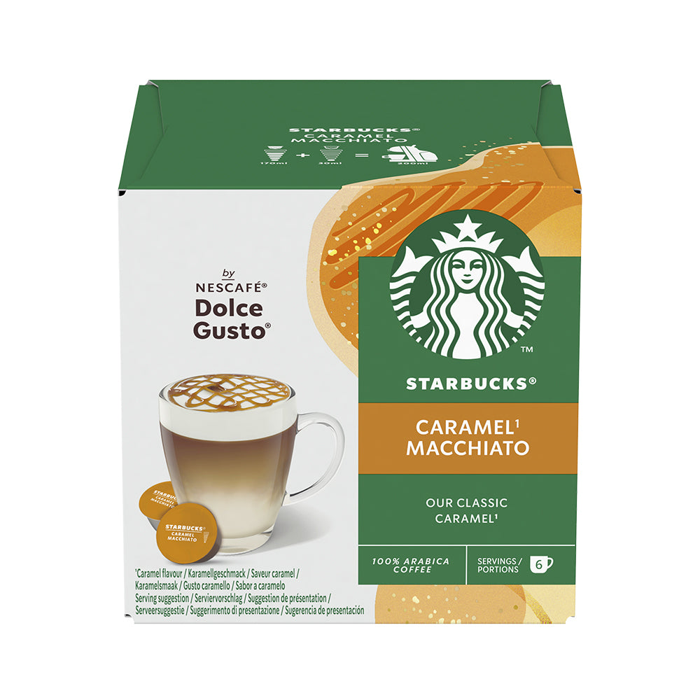 Dolce Gusto Starbucks Latte Caramel Coffee Pods