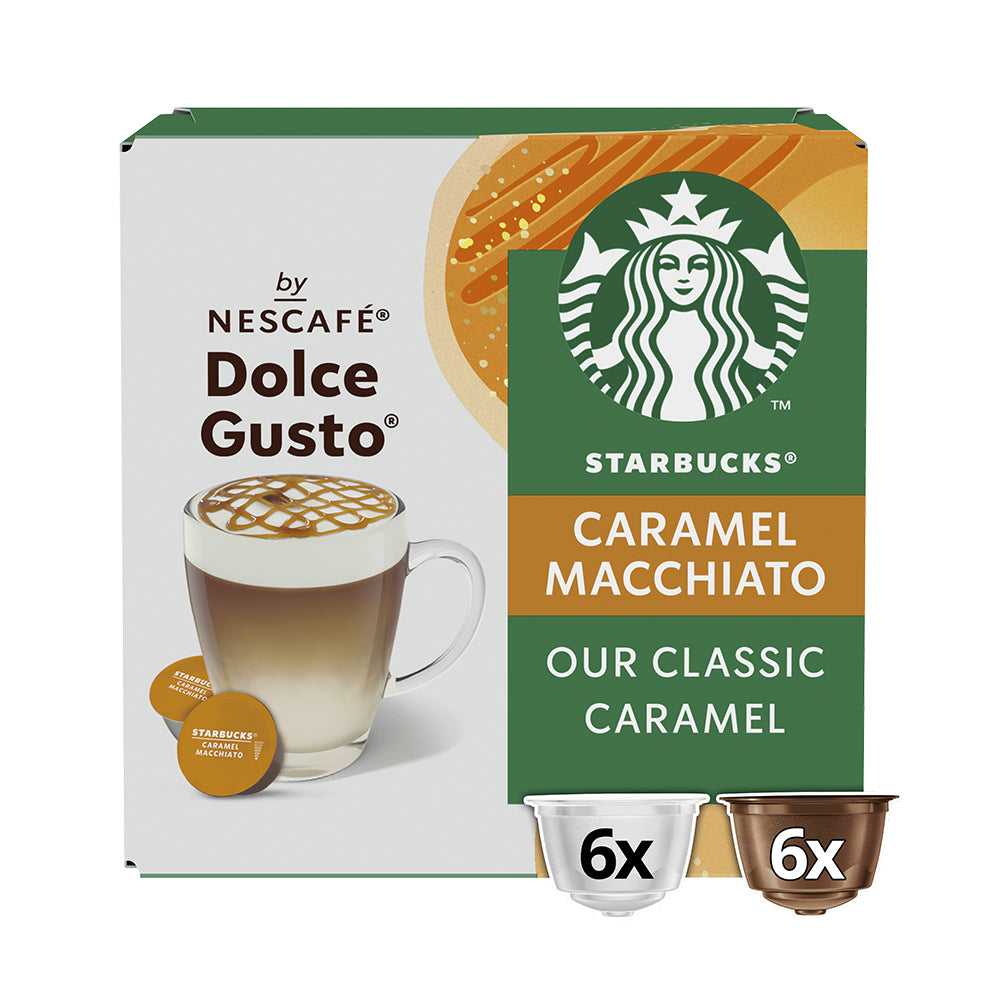 Nescafé Dolce Gusto Starbucks Latte Caramel Coffee Pods 