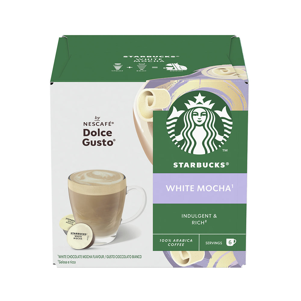 Nescafé Dolce Gusto Starbucks White Mocha Coffee Pods - Case