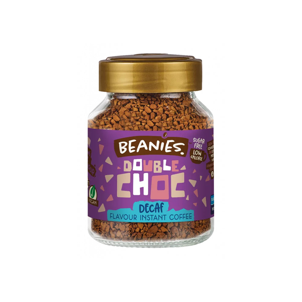 Beanies DECAF Double Chocolate Flavoured Coffee 50g