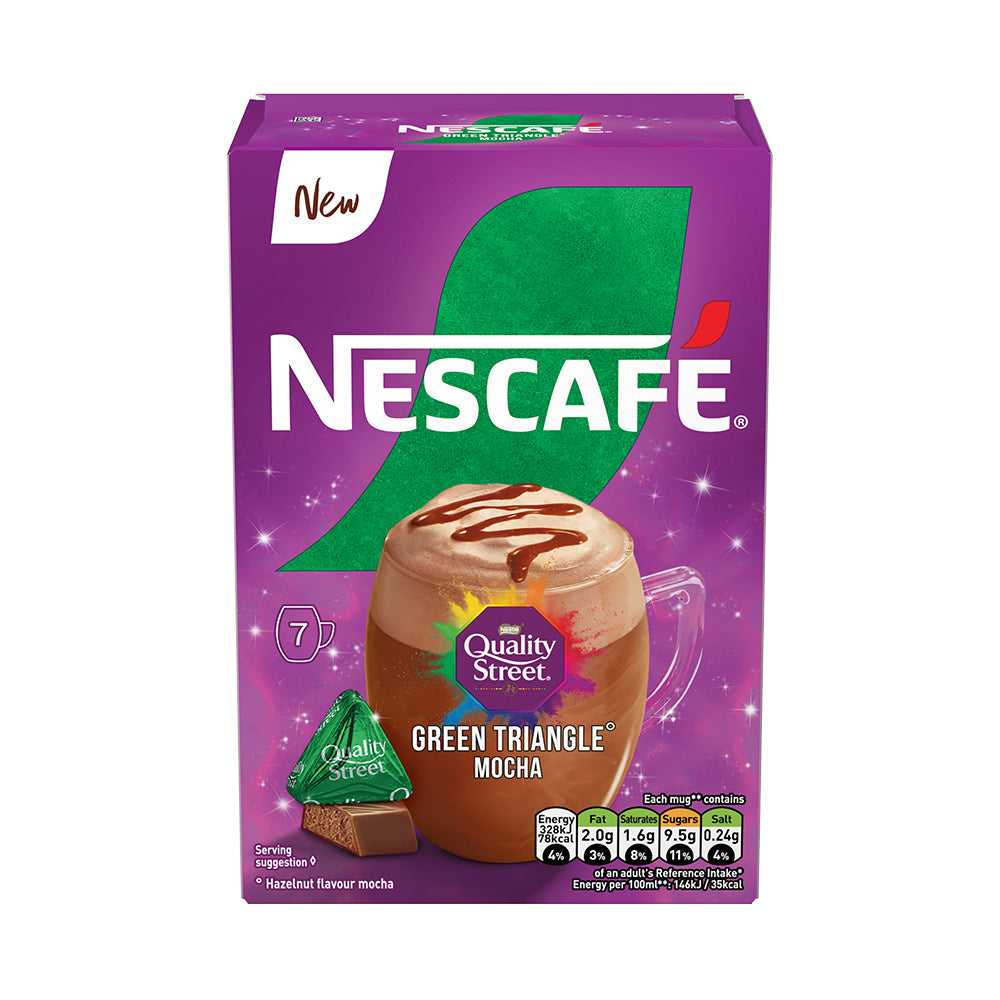 Nescafe Green Triangle Quality Street Mocha Instant Coffee Sachet Pack