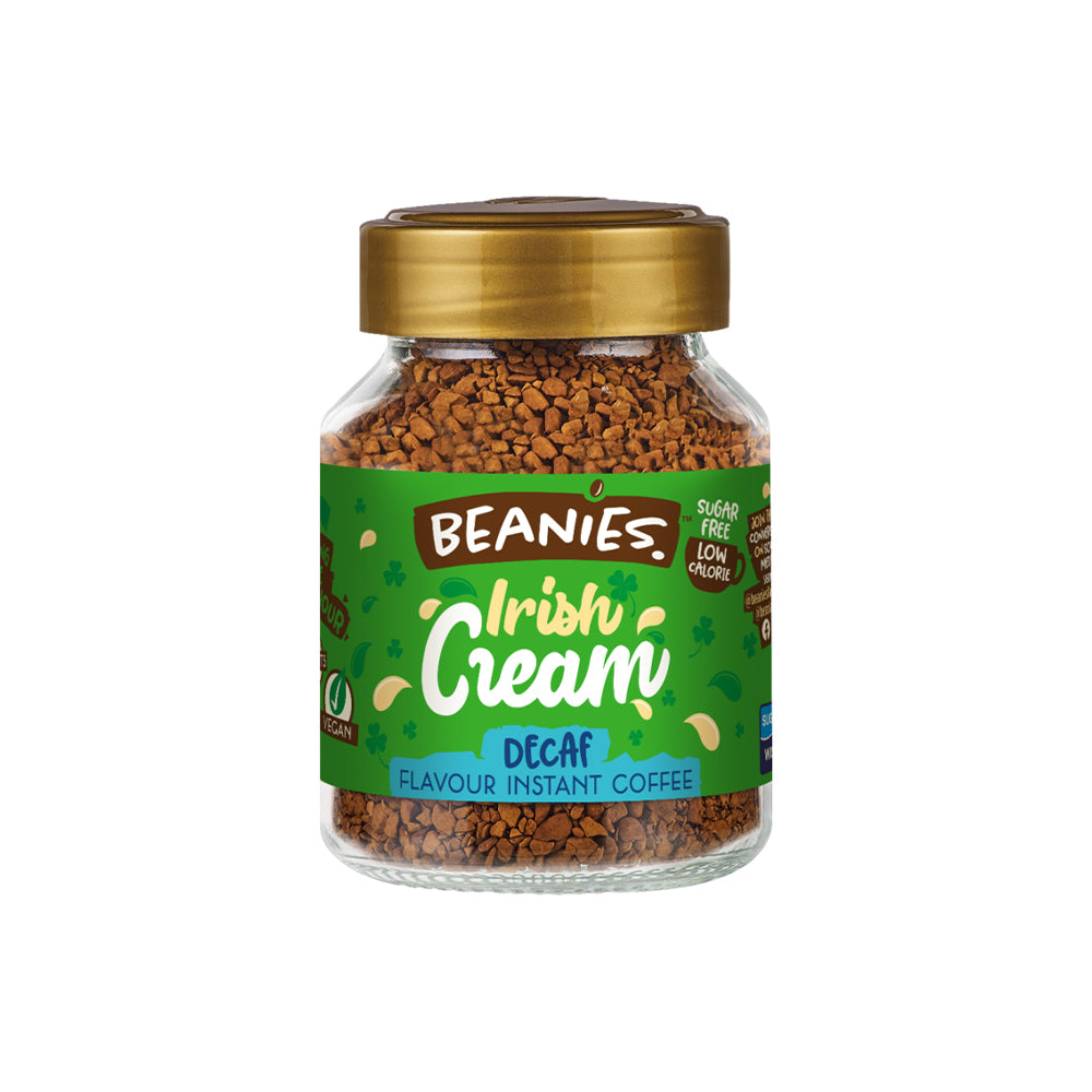 Beanies DECAF Irish Cream Flavoured Coffee 50g