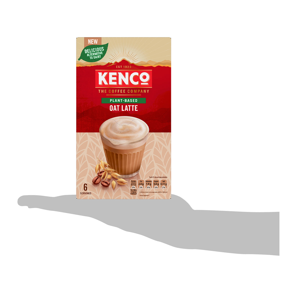 Kenco Plant Based Oat Latte Instant Coffee 6 Sachets