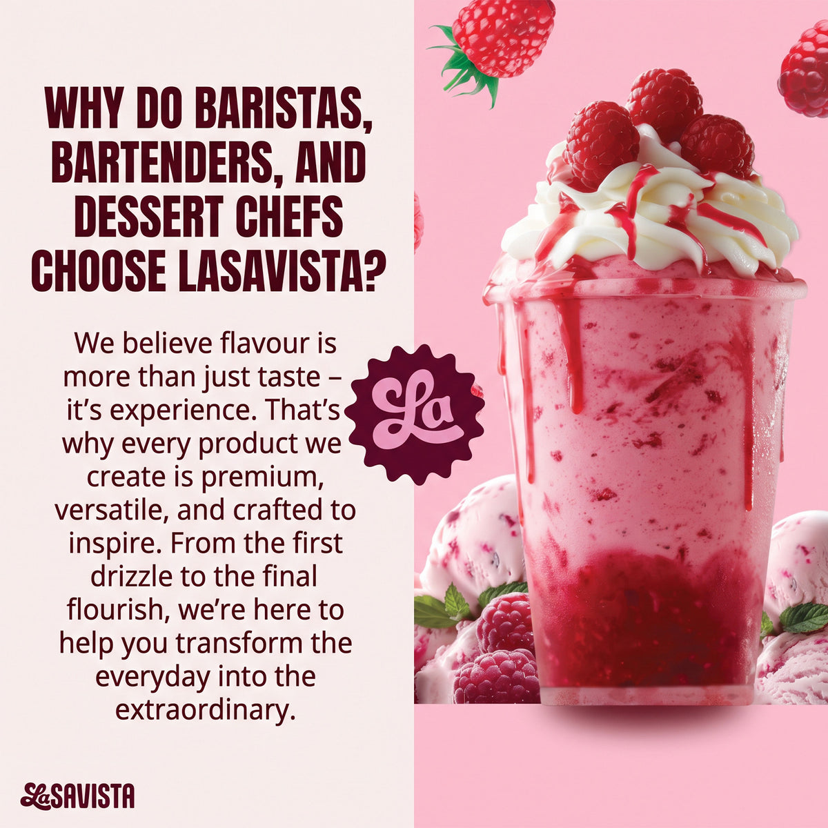 LaSavista Mint Syrup 1 Litre