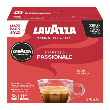 Lavazza A Modo Mio Espresso Passionale 36 Coffee Pods