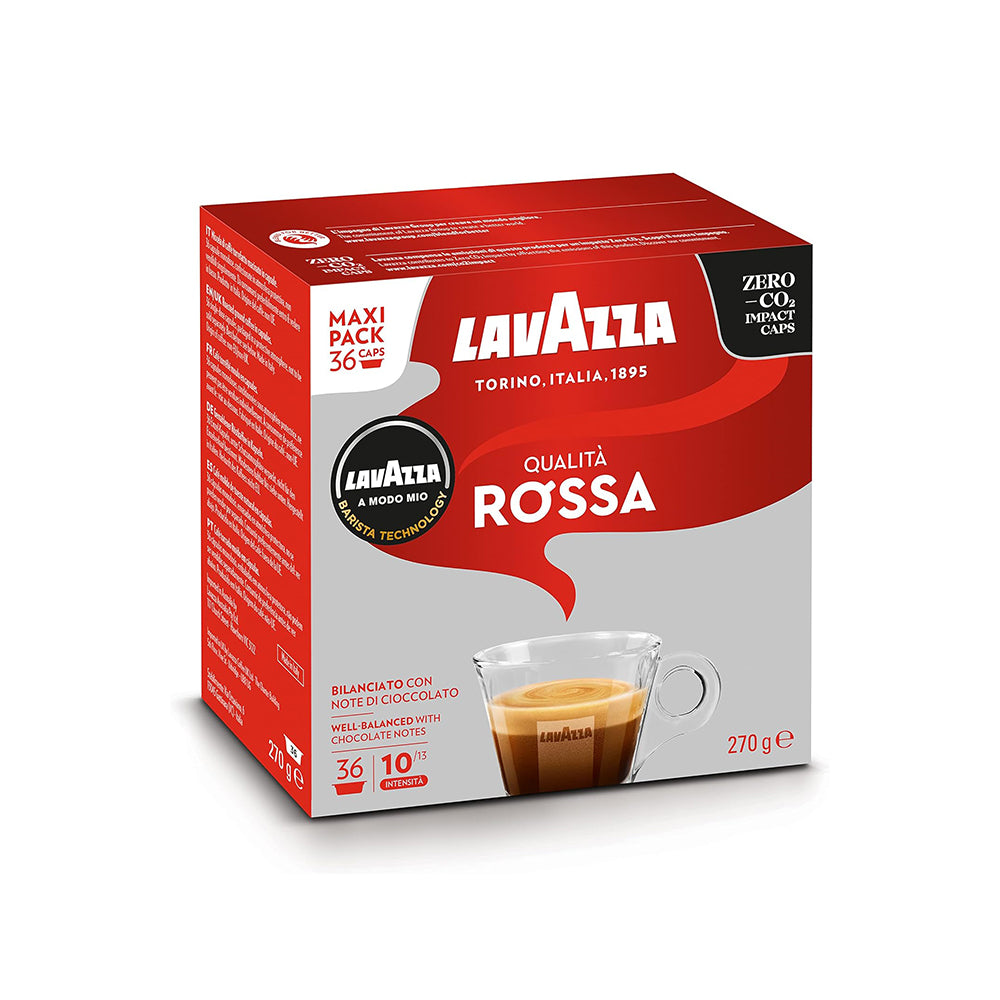 Lavazza A Modo Mio Qualita Rossa 36 Coffee Pods