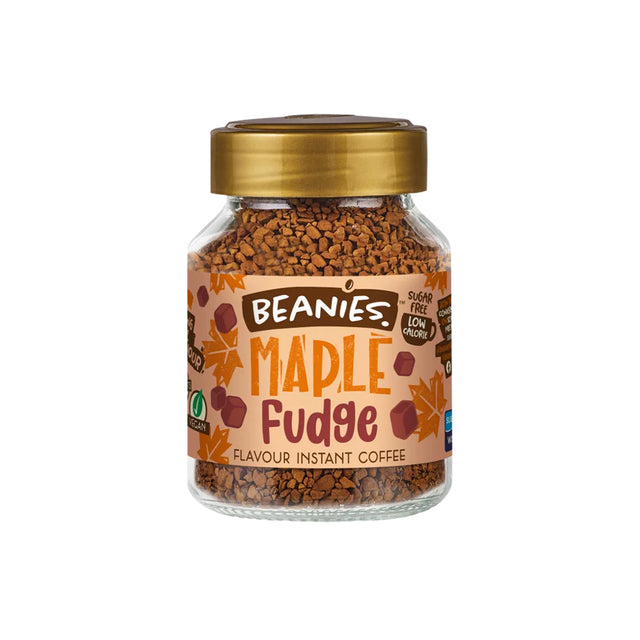 Beanies Maple Fudge Flavoured Coffee 50g