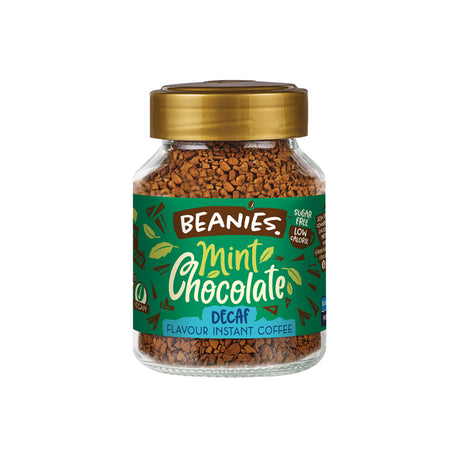 Beanies DECAF Mint Chocolate Flavoured Coffee 50g