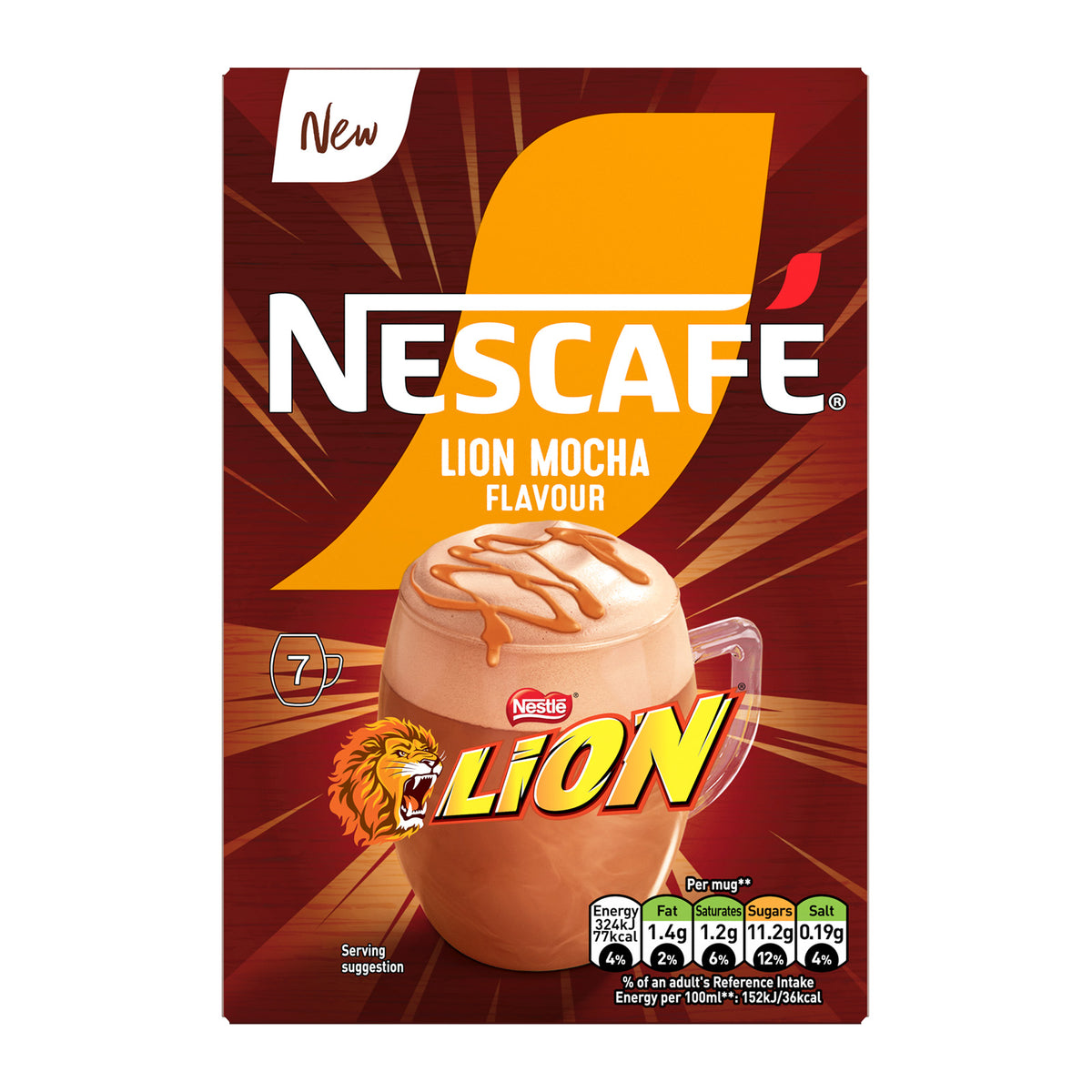 Nescafe Lion Mocha Flavour Mocha Coffee Sachets