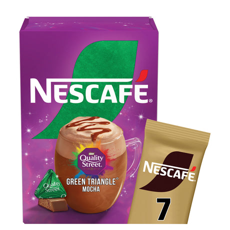 Nescafe Green Triangle Quality Street Mocha Instant Coffee Sachet Pack