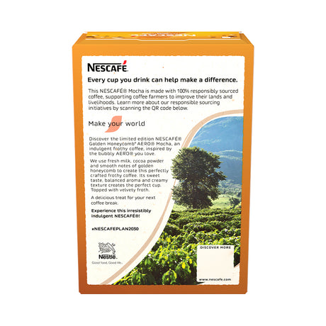 Nescafe Golden Honeycomb Aero Mocha Instant Coffee Sachet Pack