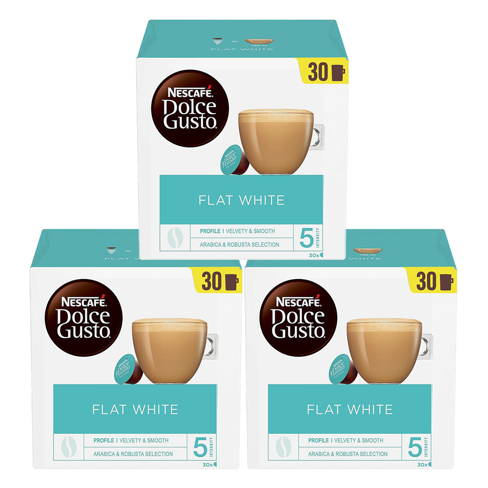 Dolce Gusto Flat White Magnum Packs Coffee Pods 3 x 30 Case