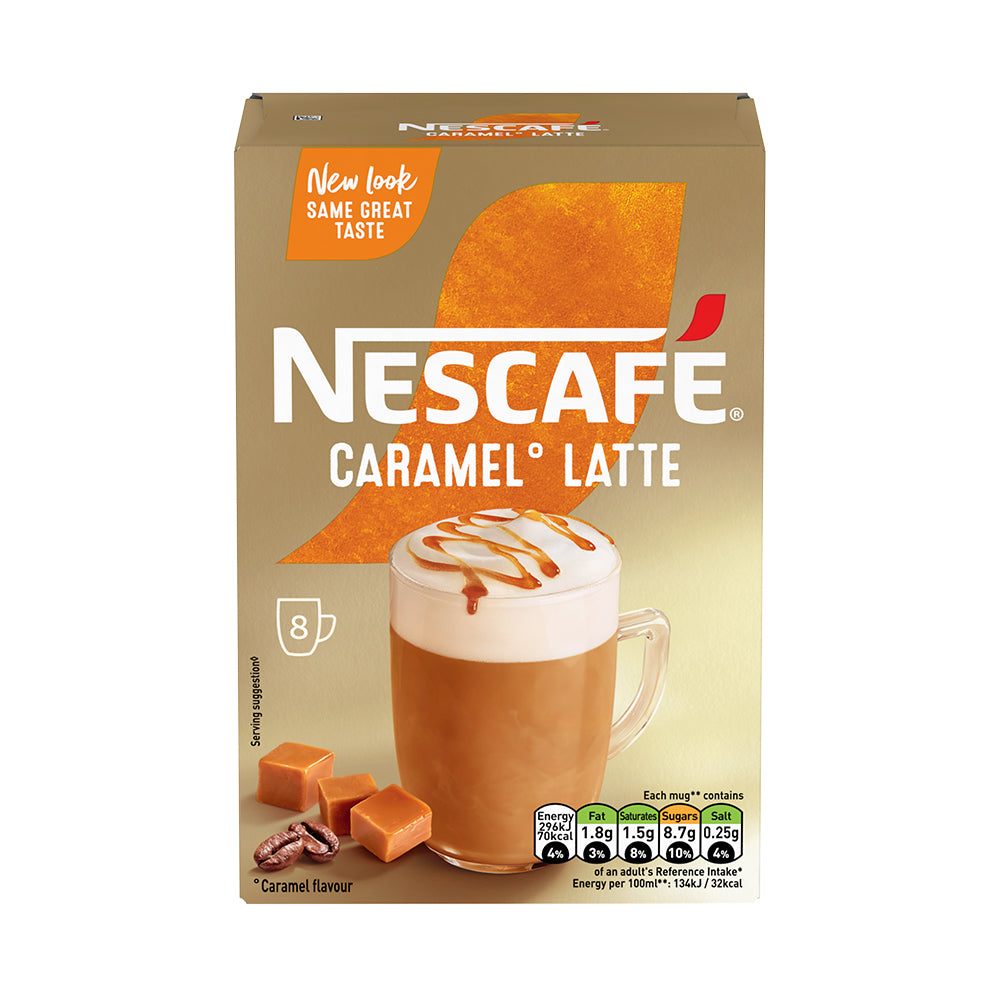 Nescafe Gold Caramel Latte Instant Coffee Sachet Pack