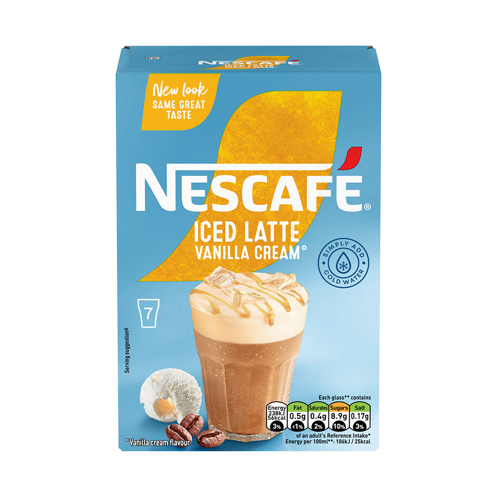 Nescafe Iced Latte Vanilla Cream Instant Coffee Sachet Pack