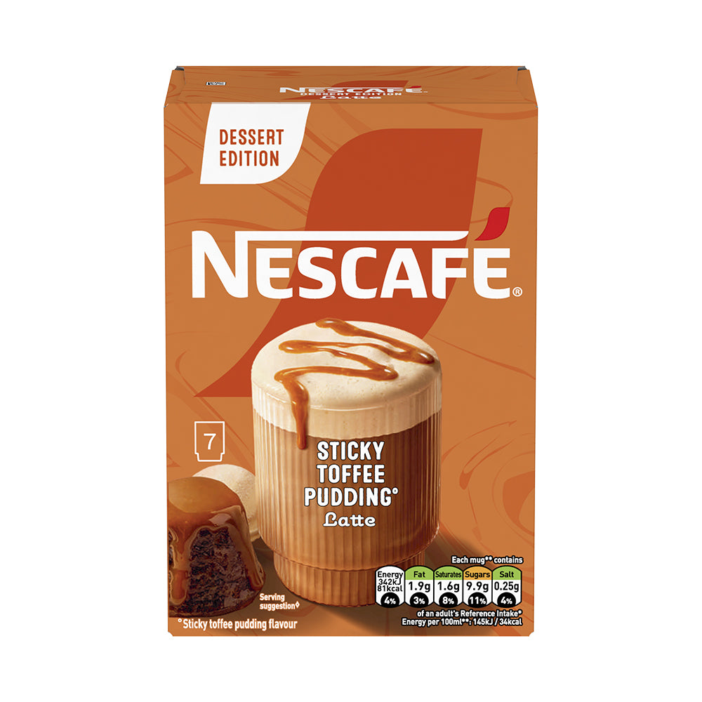 Nescafe Sticky Toffee Pudding Latte Instant Coffee Sachet Pack