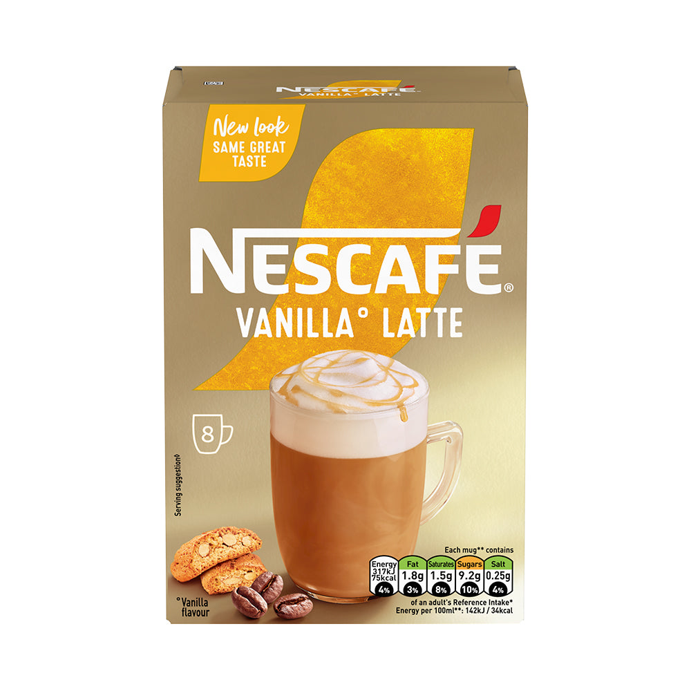 Nescafe Vanilla Latte Instant Coffee Sachet Pack