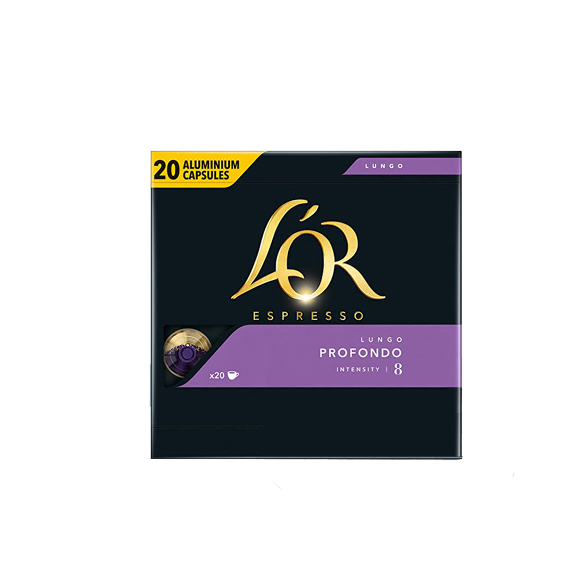 L'OR Espresso Profondo Coffee Capsules x20 Nespresso Compatible