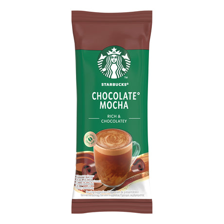 Starbucks Chocolate Mocha coffee package on a white background