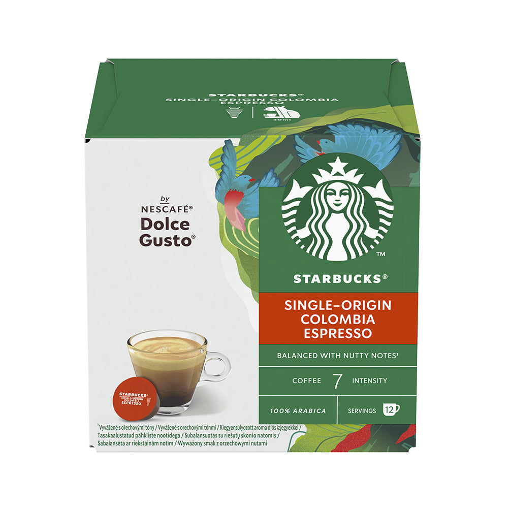 Nescafé Dolce Gusto Starbucks Espresso Colombia Coffee Pods - Case