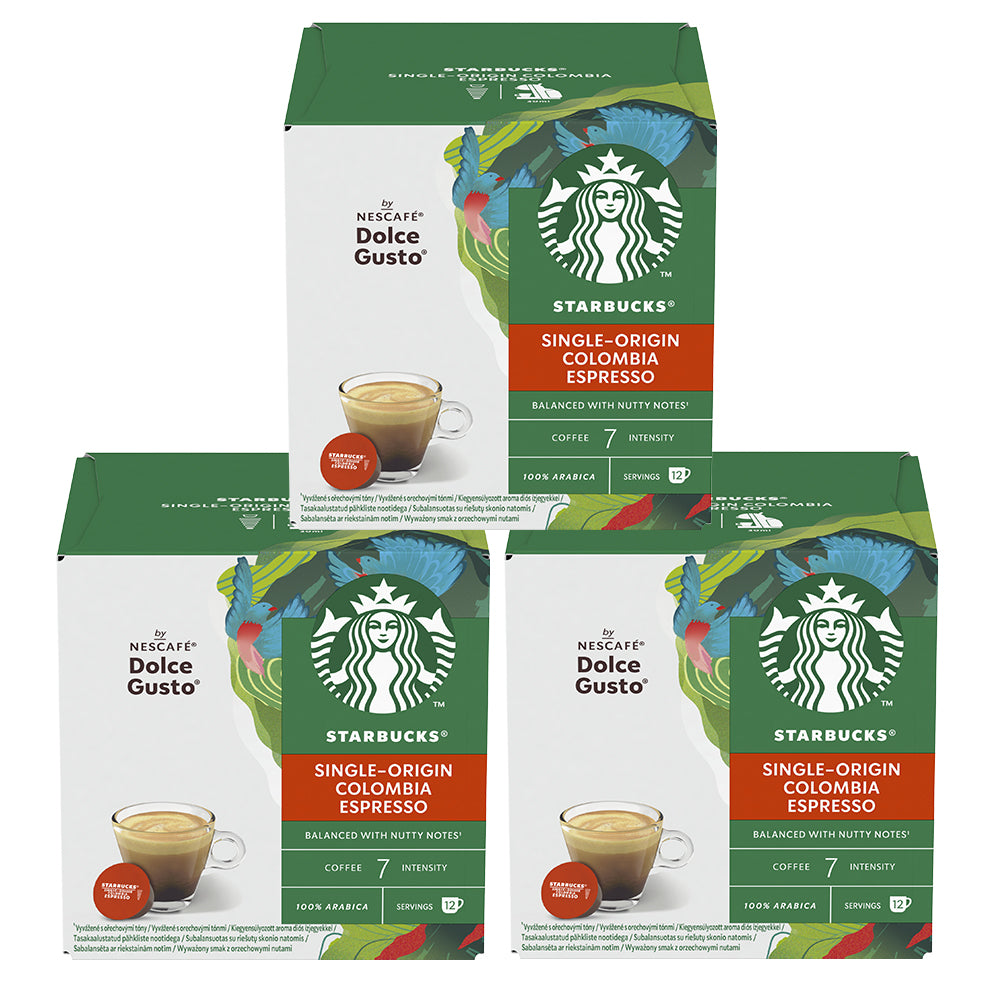 Nescafé Dolce Gusto Starbucks Espresso Colombia Coffee Pods - Case