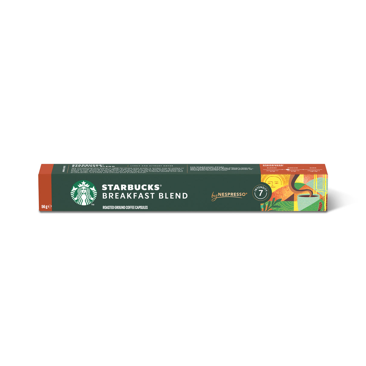 Starbucks Breakfast Blend Nespresso Coffee Pods 10