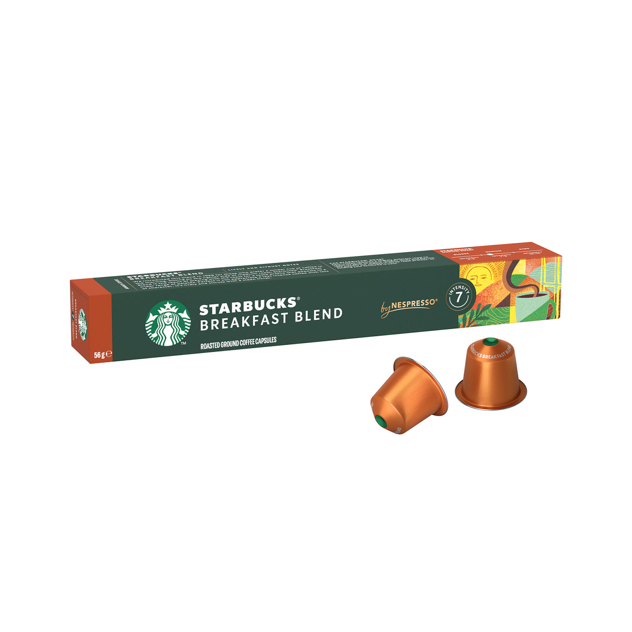 Starbucks Breakfast Blend Nespresso Coffee Pods 10