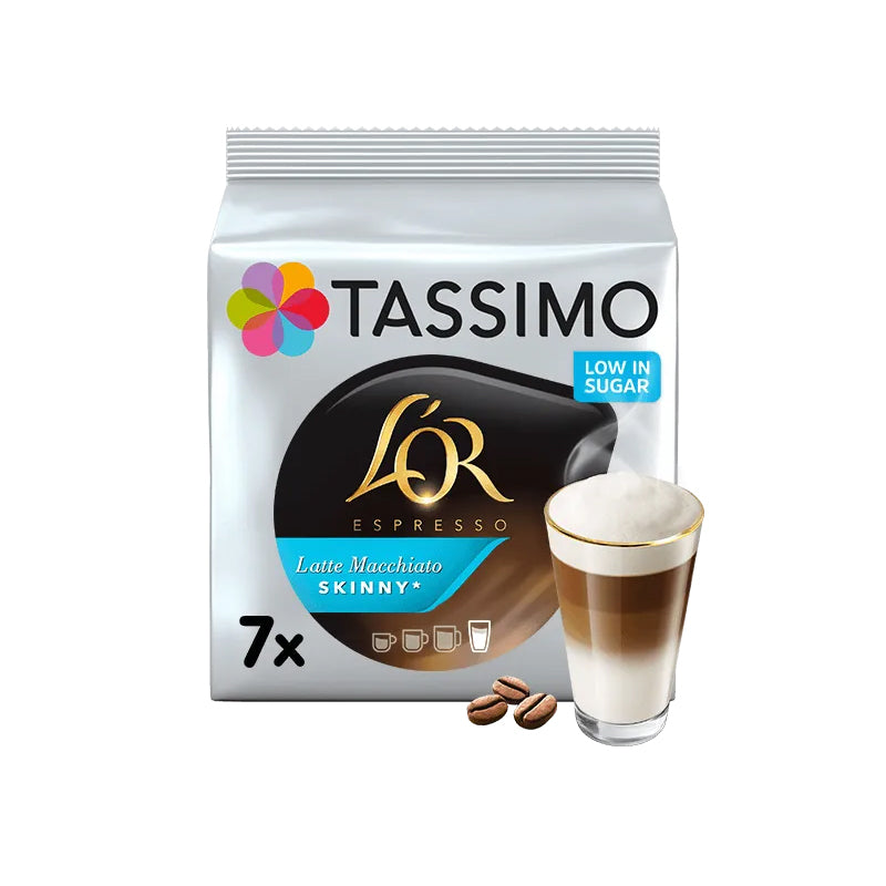 Tassimo L'Or Skinny Latte Macchiato Coffee Pods