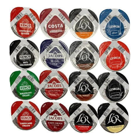 Tassimo Coffee Variety Pack – 32 Pods in a StormBrew Gift Box – Stormbrew
