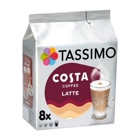 Tassimo Costa Latte 1x16 pods 8 drinks