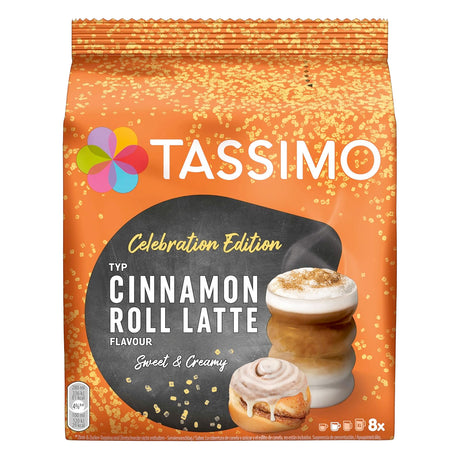 Tassimo Cinnamon Roll Latte Coffee Pods