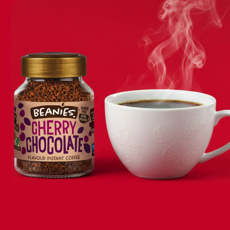Beanies Cherry Chocolate Flavoured Coffee 50g