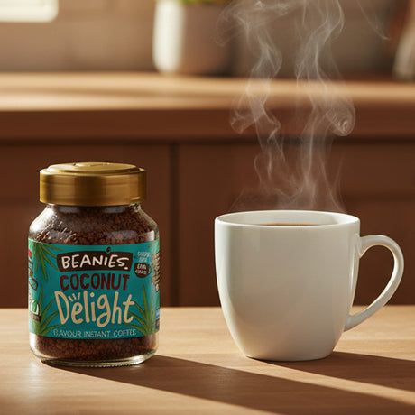 Beanies Coconut Delight Flavoured Instant Coffee 50g