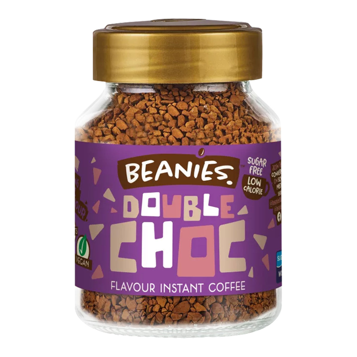 Beanies Double Chocolate Flavoured Instant Coffee 50g